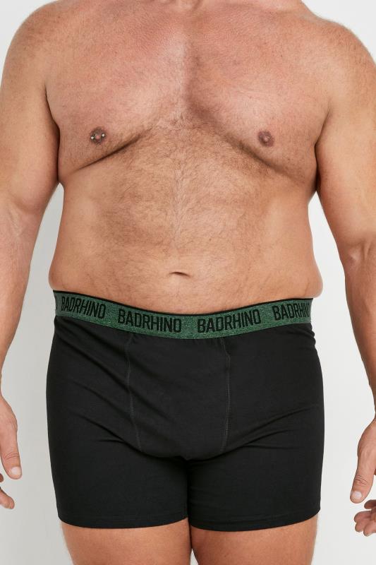 BadRhino 5 PACK Black Marl Waistband Trunks | BadRhino 2