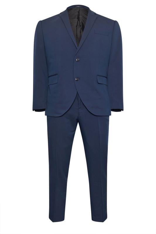 JACK & JONES Big & Tall Blue 'Franco' Suit | BadRhino 5