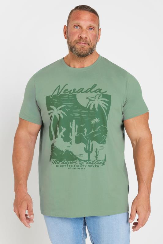BadRhino Big & Tall Green 'Nevada' T-Shirt | BadRhino 2