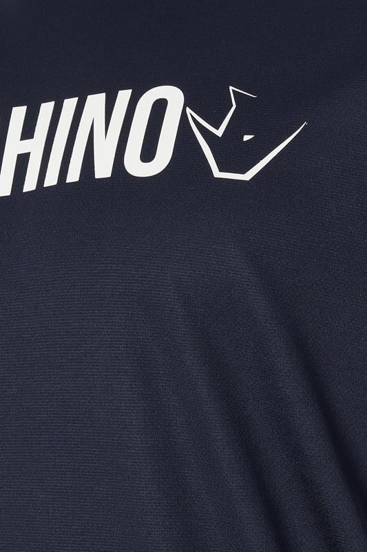 IronRhino Big & Tall Navy Blue Branded Performance T-Shirt | BadRhino 3