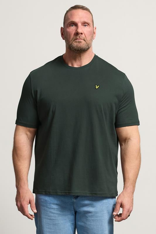  LYLE & SCOTT Big & Tall Gunmetal Grey Core T-Shirt