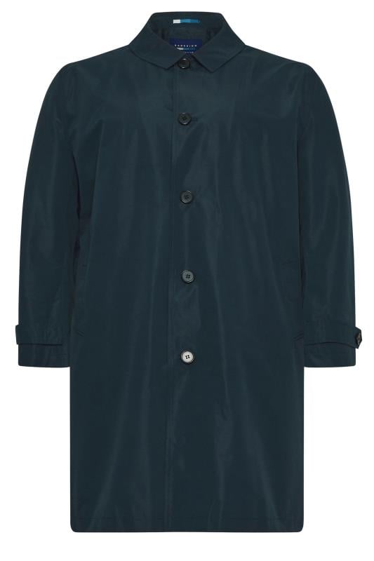 BadRhino Big & Tall Navy Blue Mac Raincoat | BadRhino 4