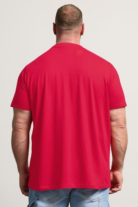 BadRhino Big & Tall Red England Crest T-Shirt | BadRhino 5