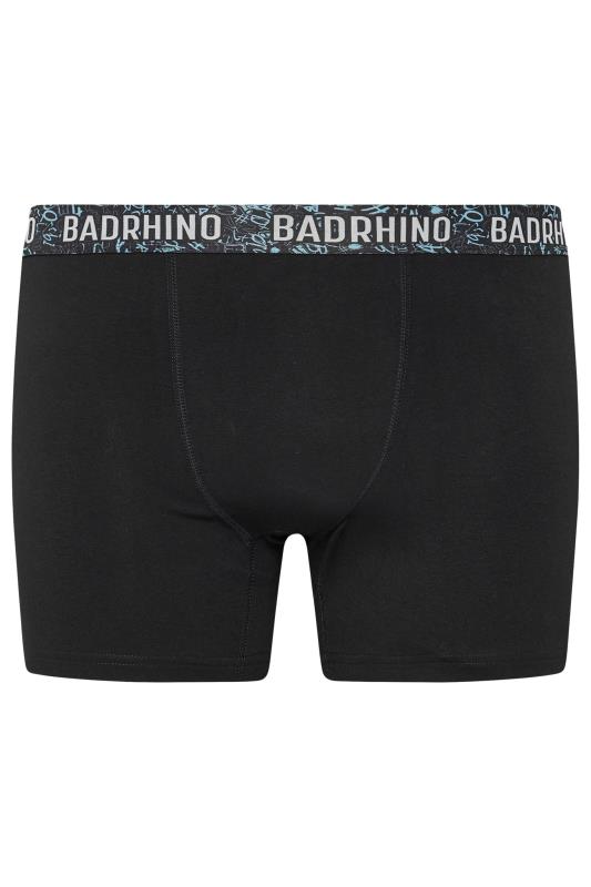 BadRhino Big & Tall 3 PACK Black Graffiti Design Trunks | BadRhino 7