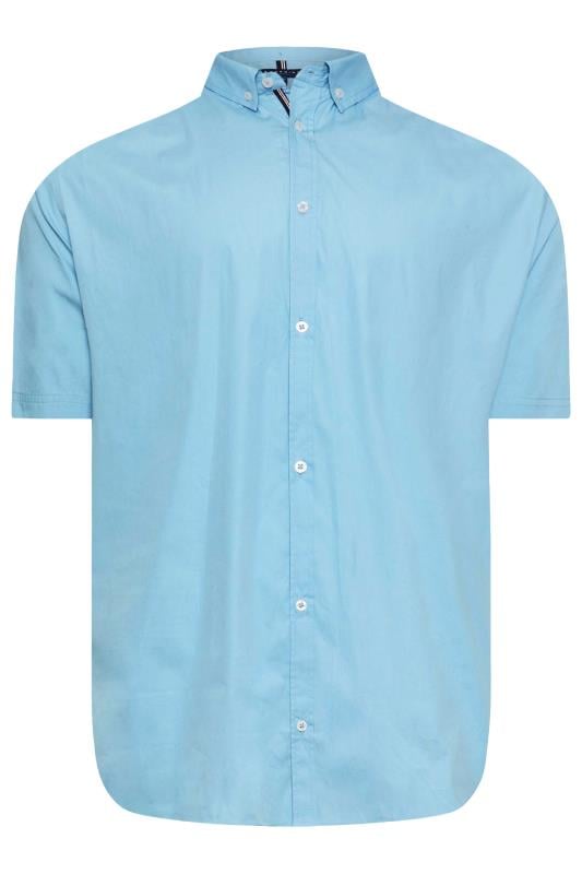 BadRhino Big & Tall Light Blue Poplin Shirt | BadRhino 3