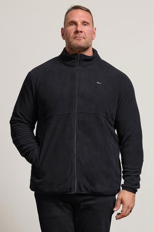BadRhino Black Essential Zip Through Fleece | BadRhino 2