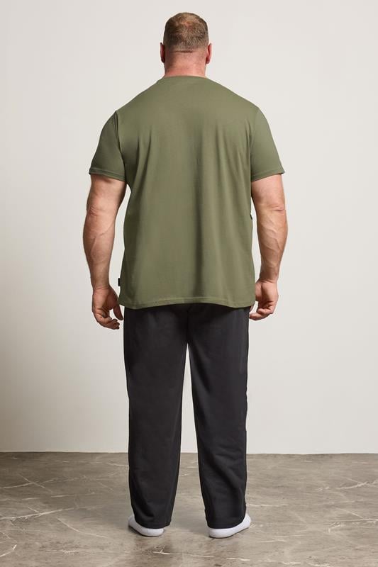 BadRhino Big & Tall Olive Green Lounge Trouser & T-Shirt Set | BadRhino 2