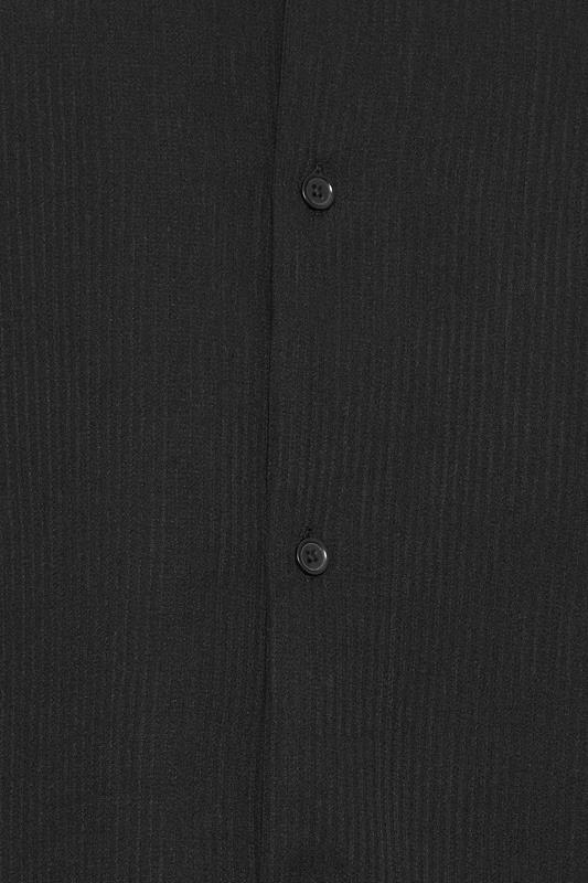 JACK & JONES Big & Tall Black Revere Shirt & Short Set | BadRhino 5