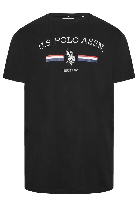 U.S. POLO ASSN. Black Stripe Rider T-Shirt | BadRhino 2