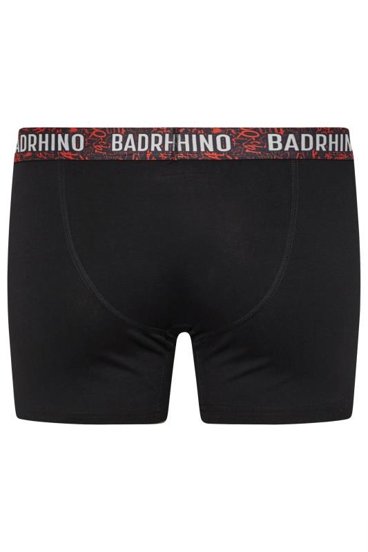 BadRhino Big & Tall 3 PACK Black Graffiti Design Trunks | BadRhino 8