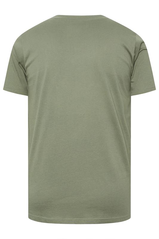 BadRhino Big & Tall Sage Green Extra Long Core T-Shirt | BadRhino 2