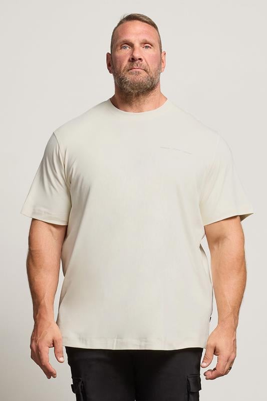 Men's  JACK & JONES Big & Tall Antique White Studio Graphic T-Shirt