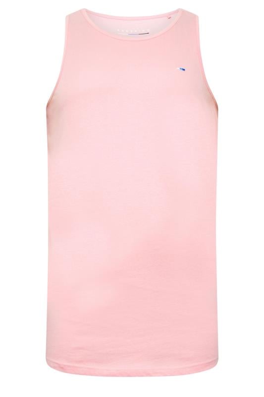 BadRhino Big & Tall Light Pink Vest Top | BadRhino 3