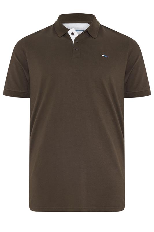 BadRhino Big & Tall Brown Short Sleeve Polo Shirt | BadRhino 5