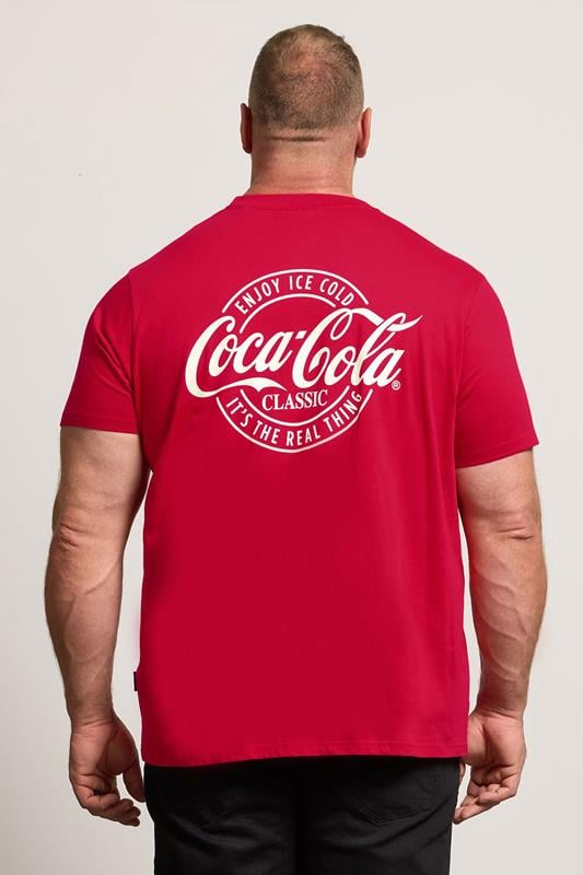 BadRhino Big & Tall Red Coca Cola Graphic T-Shirt | BadRhino 3