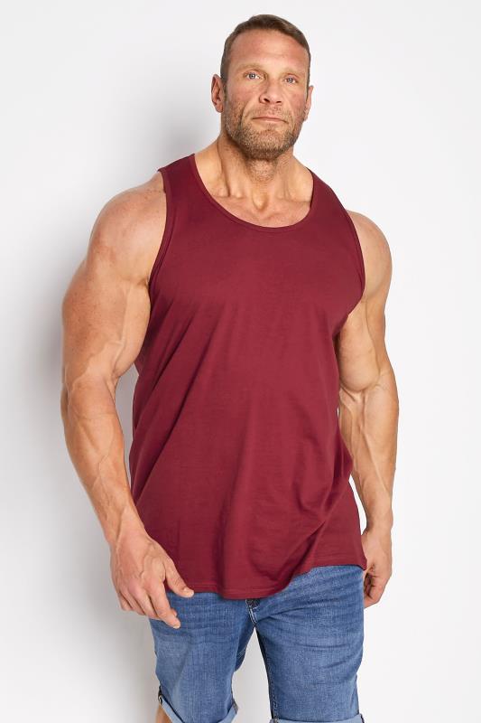 D555 Red Muscle Vest | BadRhino 1