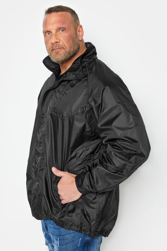 KAM Black Waterproof Jacket | BadRhino 1