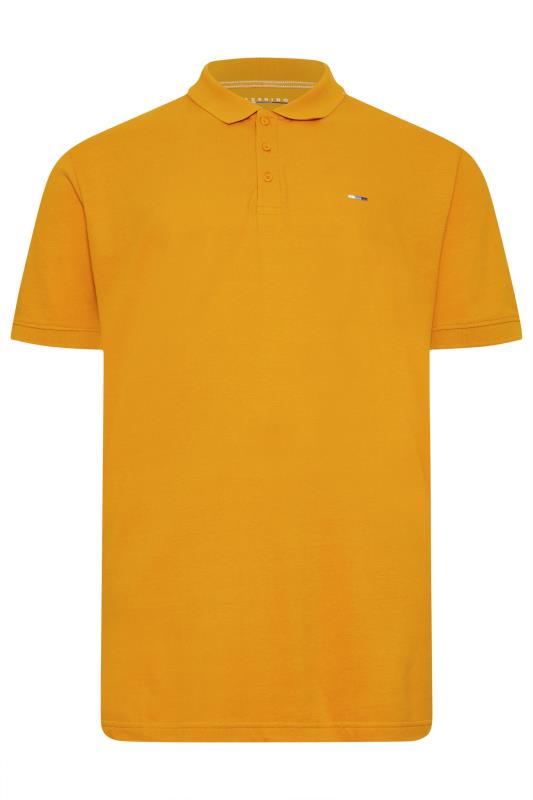 BadRhino Big & Tall Mustard Yellow Polo Shirt | BadRhino 4