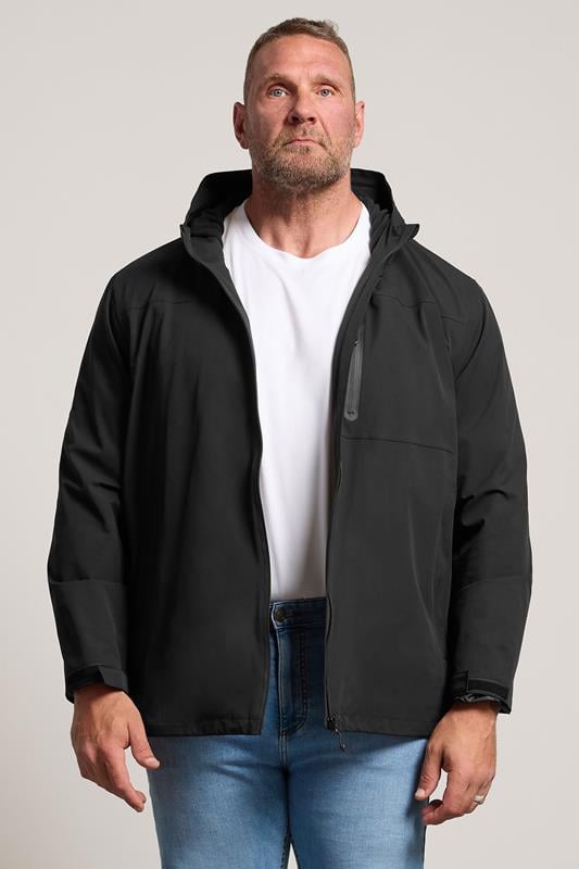  BadRhino Big & Tall Black Waterproof Jacket