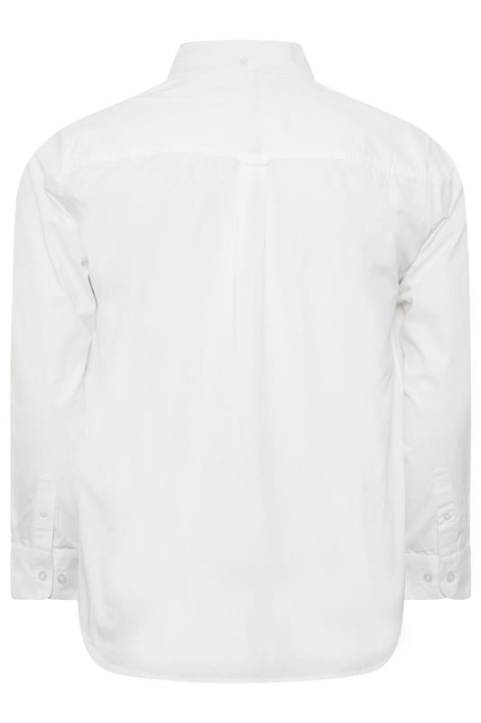 BadRhino Big & Tall 2 PACK White Long Sleeve Poplin Shirts | BadRhino 8