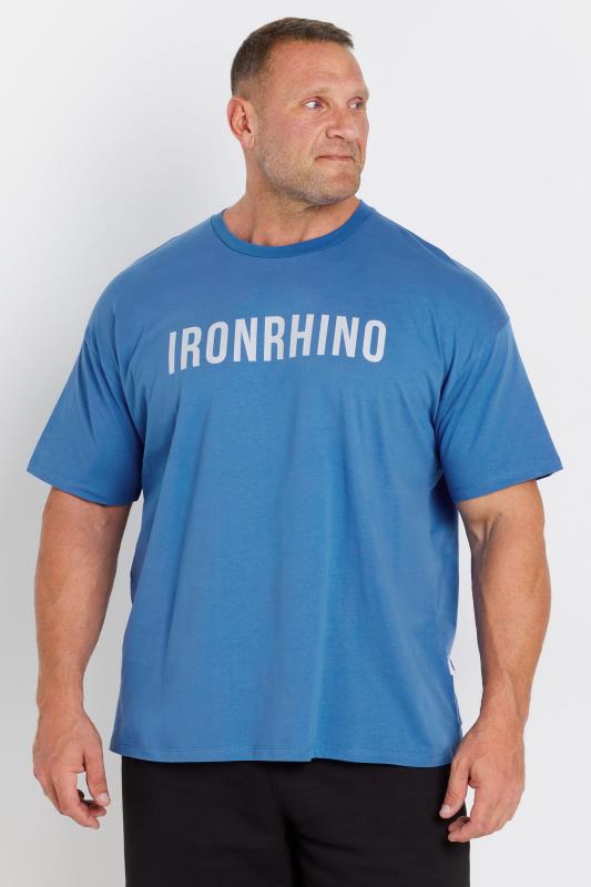 IronRhino Big & Tall Blue 'Power Lifting' T-Shirt | BadRhino 2