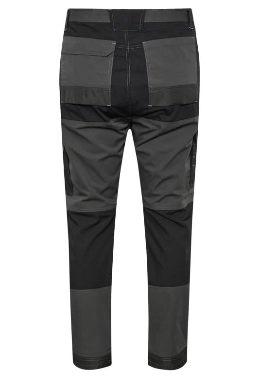 BadRhino Big & Tall Black Workwear Cargo Trousers | BadRhino 7