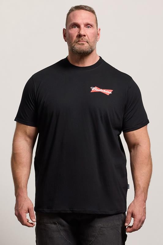  BadRhino Big & Tall Black Beer Graphic T-Shirt
