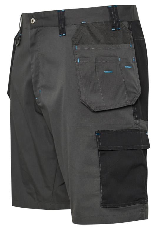 BadRhino Big & Tall Black Workwear Cargo Shorts | BadRhino 5