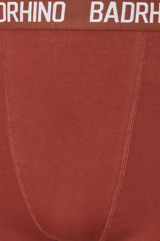 BadRhino 5 PACK Navy Blue/Grey/Green/Burnt Red/Black Boxers | BadRhino 7