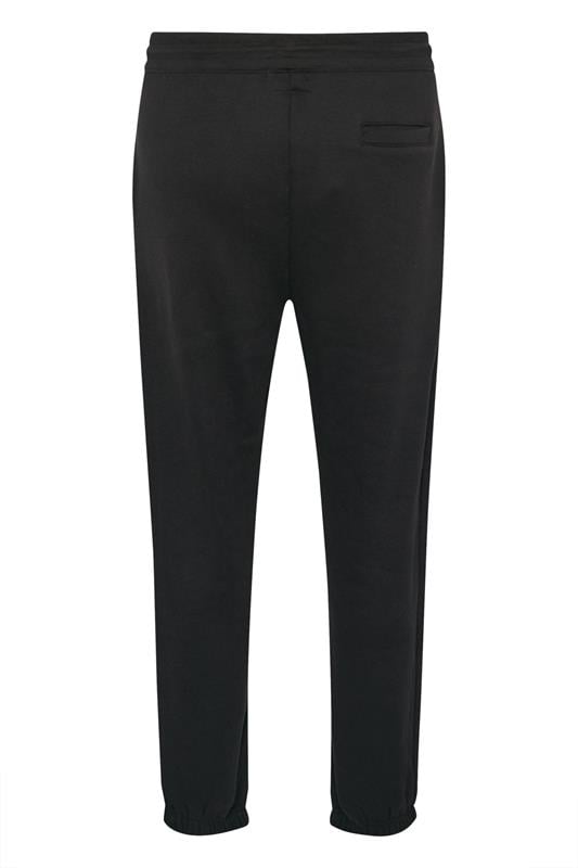 BadRhino Big & Tall Black Worldwide Print Joggers | BadRhino 2