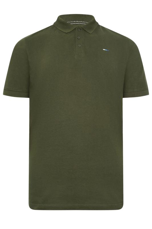 BadRhino Big & Tall Khaki Green Extra Long Core Polo Shirt | BadRhino 4