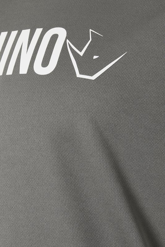IronRhino Big & Tall Grey Branded Performance T-Shirt | BadRhino 3