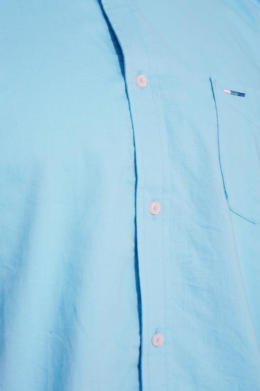 BadRhino Light Blue Essential Short Sleeve Oxford Shirt | BadRhino