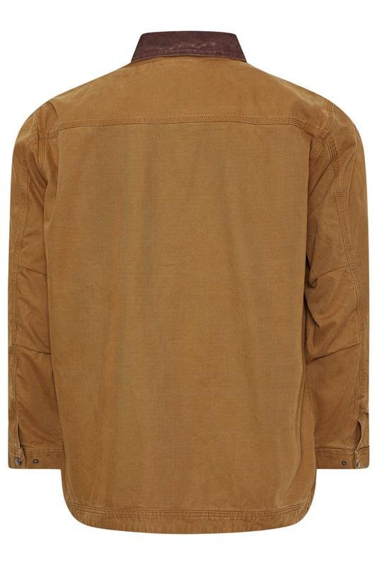 BadRhino Big & Tall Brown Canvas Worker Jacket | BadRhino 8