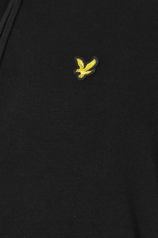 LYLE & SCOTT Big & Tall Black Quarter Zip Jumper | BadRhino 3