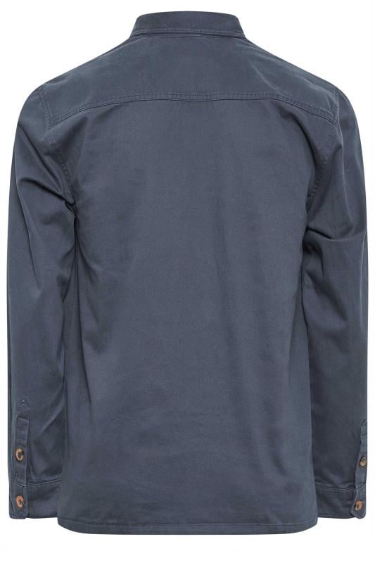 BadRhino Navy Blue Cotton Twill Shirt | BadRhino 4