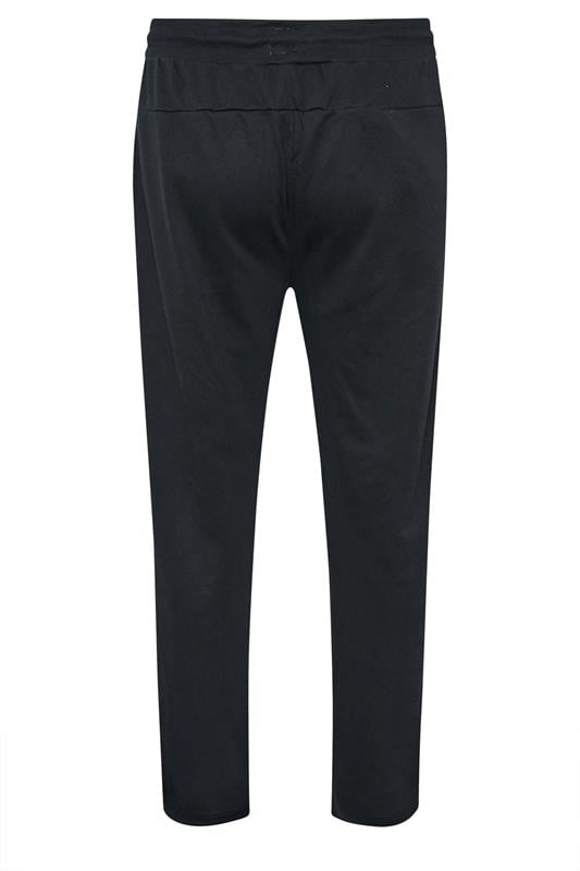 D555 Big & Tall Navy Blue Couture Open Hem Joggers | BadRhino 2