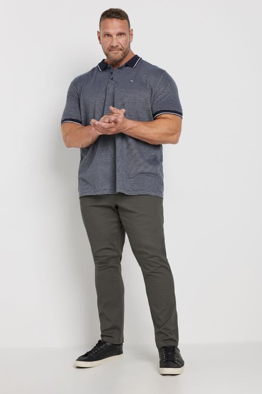 BadRhino Big & Tall Slate Grey Chino Trousers | BadRhino 2