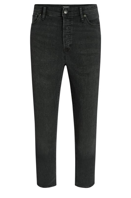 JACK & JONES Big & Tall Black Denim 'Glenn' Slim Fit Jeans | BadRhino 3