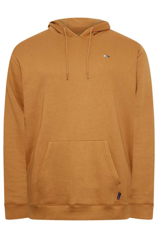 BadRhino Mens Plus Size Big & Tall Brown Logo Hoodie | BadRhino  4