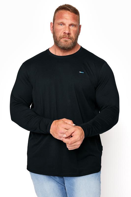 Men's  BadRhino For Less Lightweight Black Long Sleeve T-Shirt