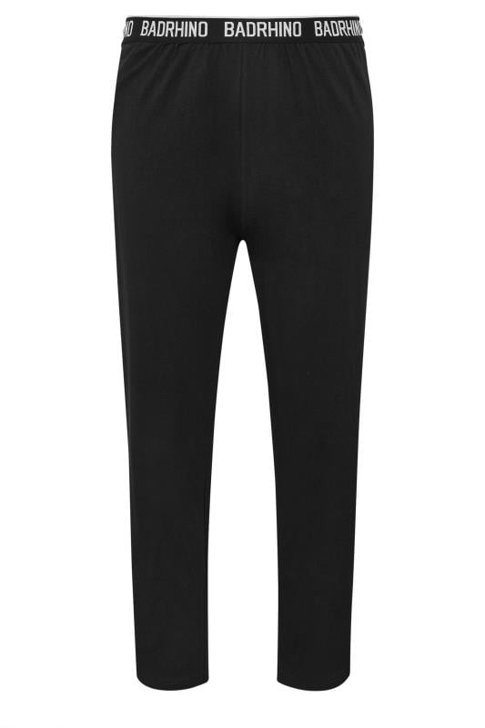 BadRhino Big & Tall 2 PACK Black Lounge Trousers | BadRhino 7