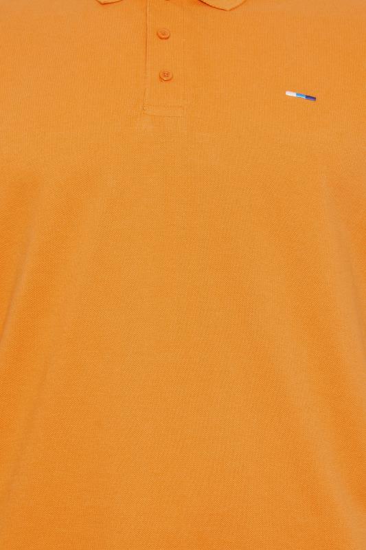 BadRhino Big & Tall Orange Polo Shirt | BadRhino 3