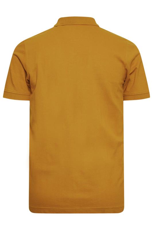 BadRhino Mustard Yellow Essential Polo Shirt | BadRhino