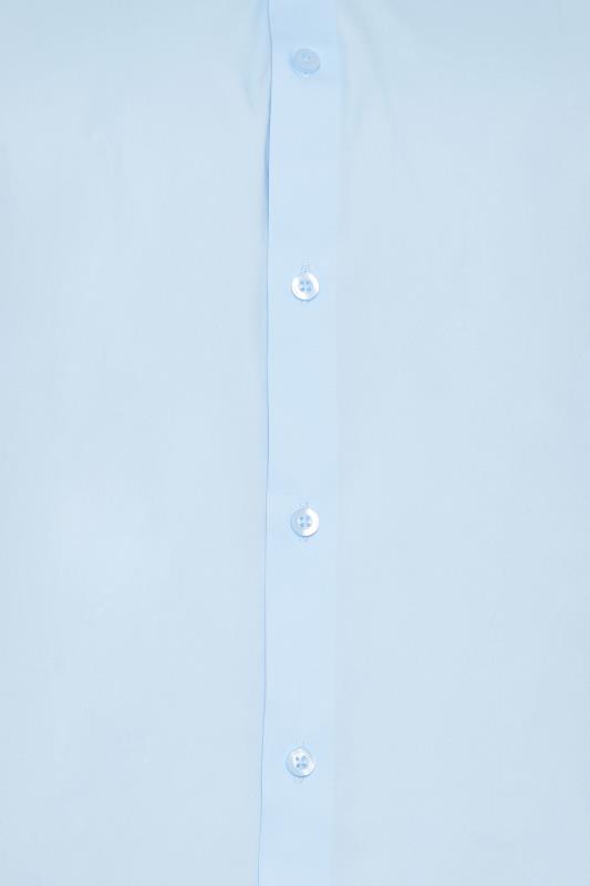 BadRhino Tailoring Big & Tall Light Blue Premium Long Sleeve Formal Shirt | BadRhino 2