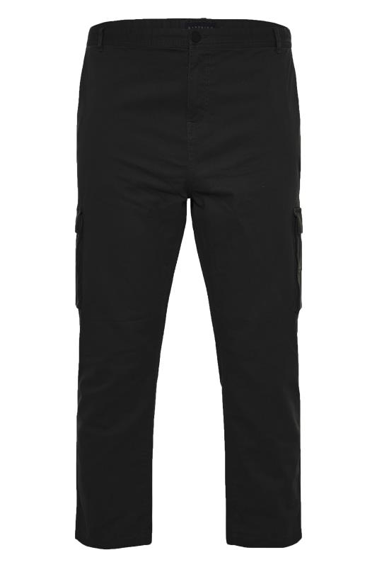 BadRhino Black Stretch Cargo Trousers | BadRhino 4