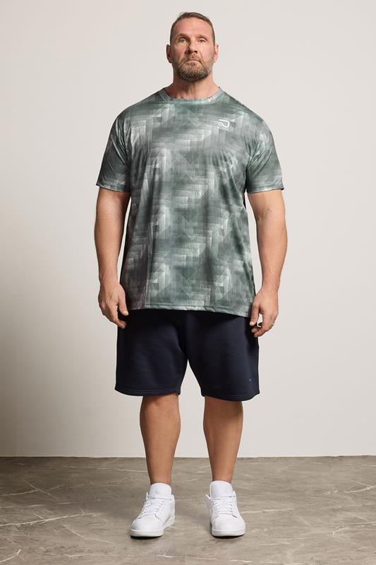 D555 Big & Tall Grey Lightweight Active T-Shirt | BadRhino 1