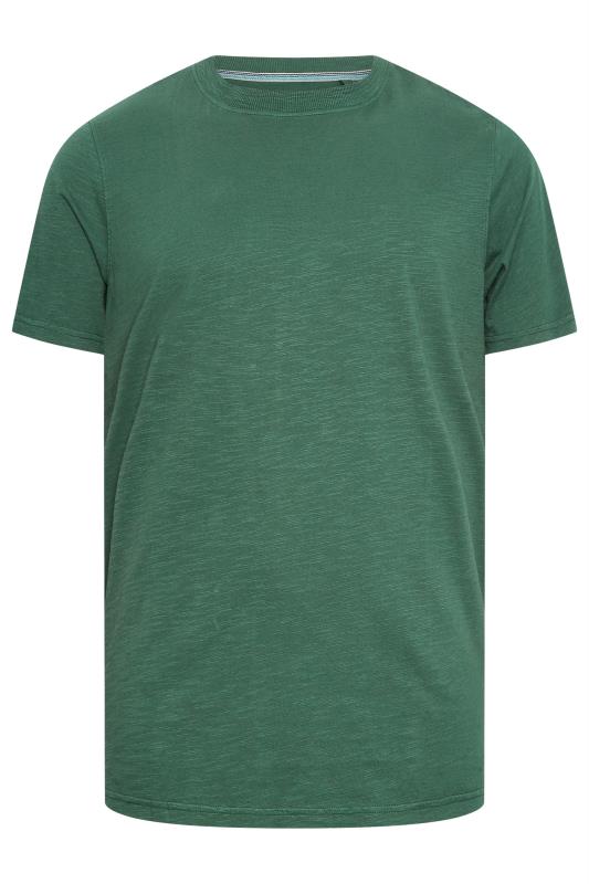 BadRhino Big & Tall Pine Green Slub T-Shirt | BadRhino 3