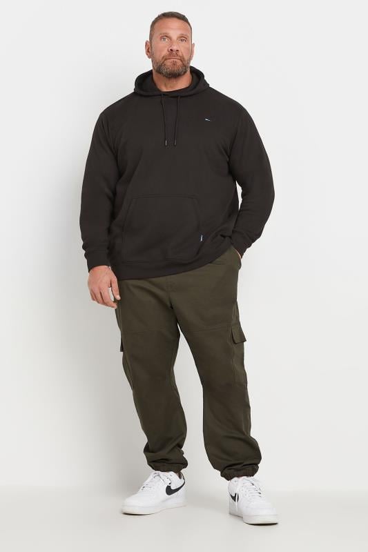 BadRhino Big & Tall Brown Cuffed Cargo Trousers | BadRhino 2