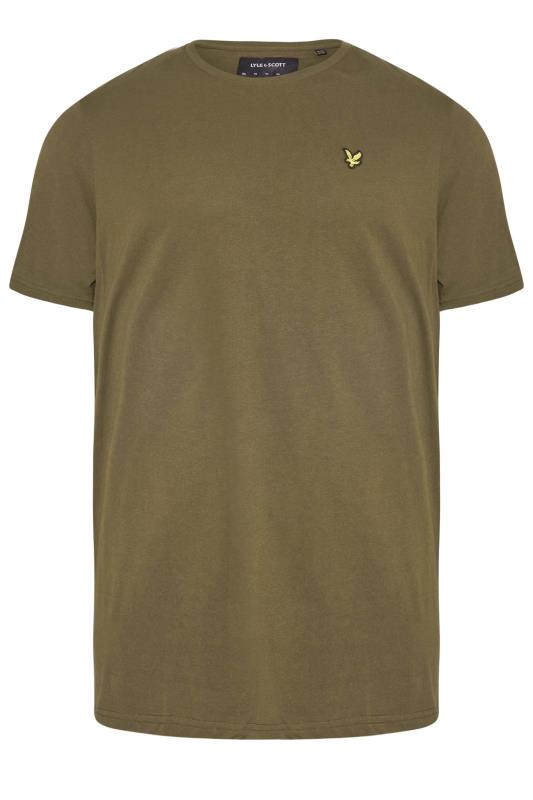 LYLE & SCOTT Big & Tall Khaki Green Core T-Shirt | BadRhino 3